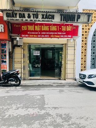 Cho thuê cửa hàng mặt phố Đào Duy Từ, Hoàn Kiếm, Hà Nội. 11418116