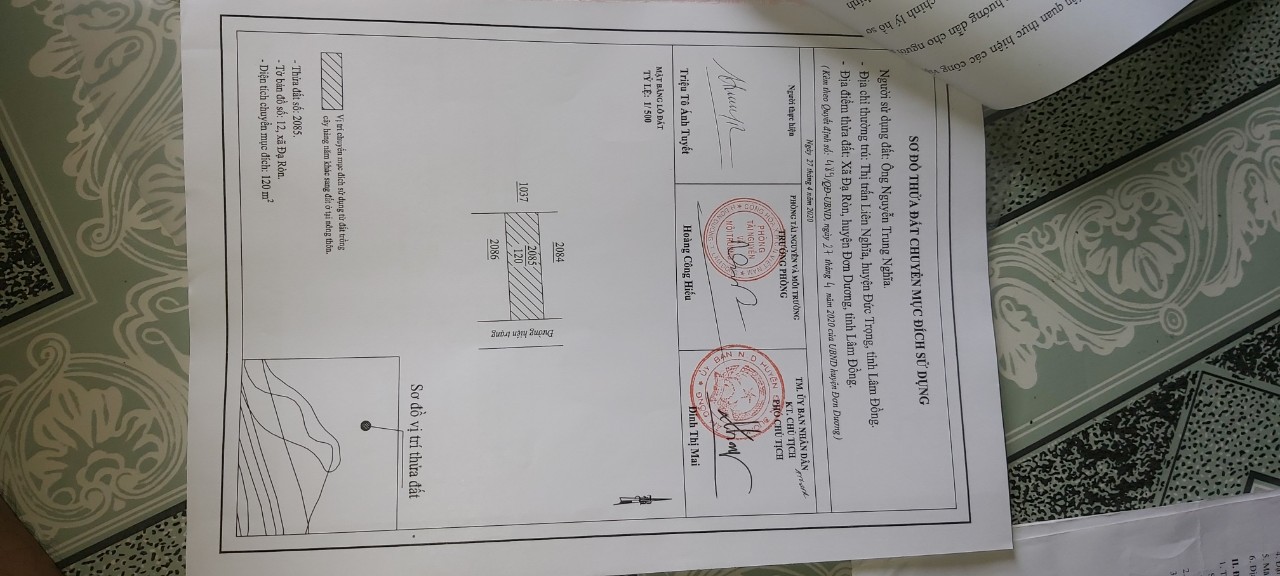 GẤP! BÁN ĐẤT 6M × 20M GẦN HỒ ĐẠ RÒN 100% THỔ CƯ - XÃ ĐẠ RÒN, ĐƠN DƯƠNG, LÂM ĐỒNG. LHCC: 0982938009 11432175