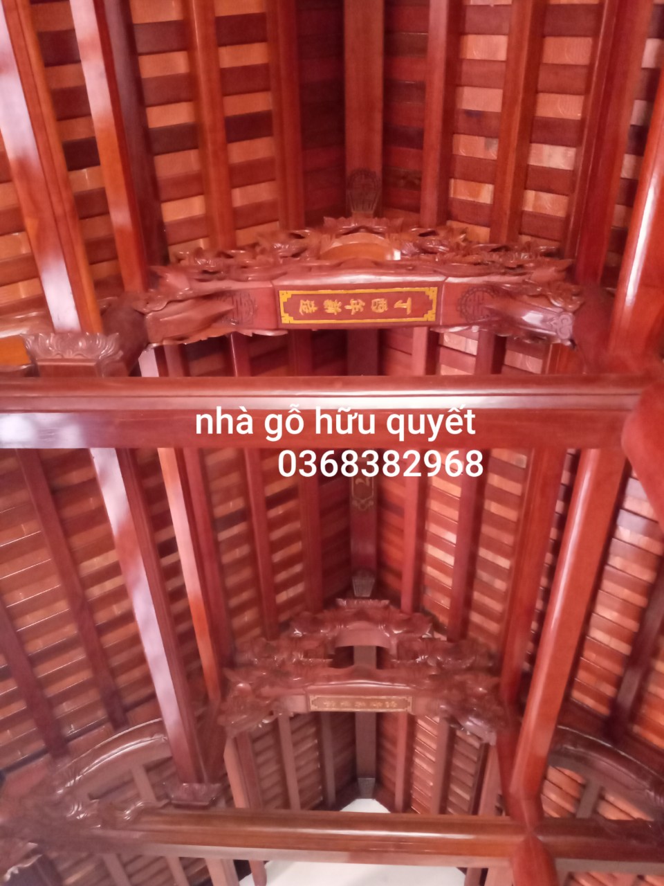 Hữu Quyết chuyên thi công nhà gỗ cổ truyền địa chỉ Hòa Bình, Vĩnh Bảo, Hải Phòng 11438341