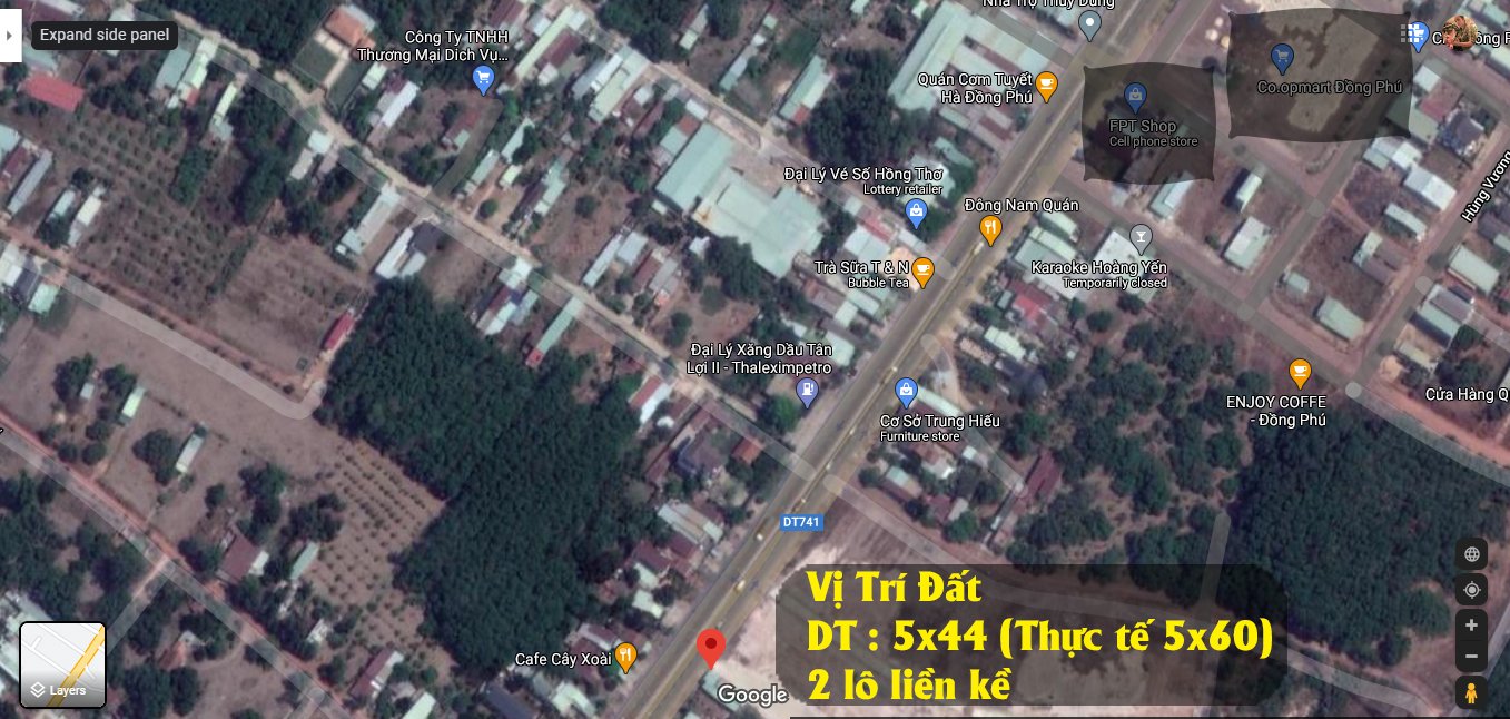 BÁN GẤP LÔ ĐẤT 300M2 MẶT TIỀN ĐƯỜNG ĐT741, THỊ TRẤN TÂN PHÚ, HUYỆN ĐỒNG PHÚ, TỈNH BÌNH PHƯỚC 11439848