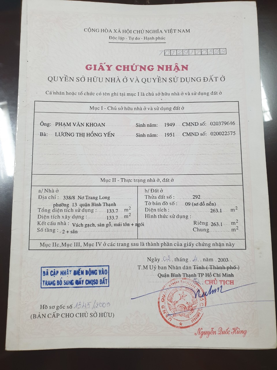 Nhà 6 Tầng HXH Nơ Trang Long - 6.3x19m - 120tr/m2 11445322