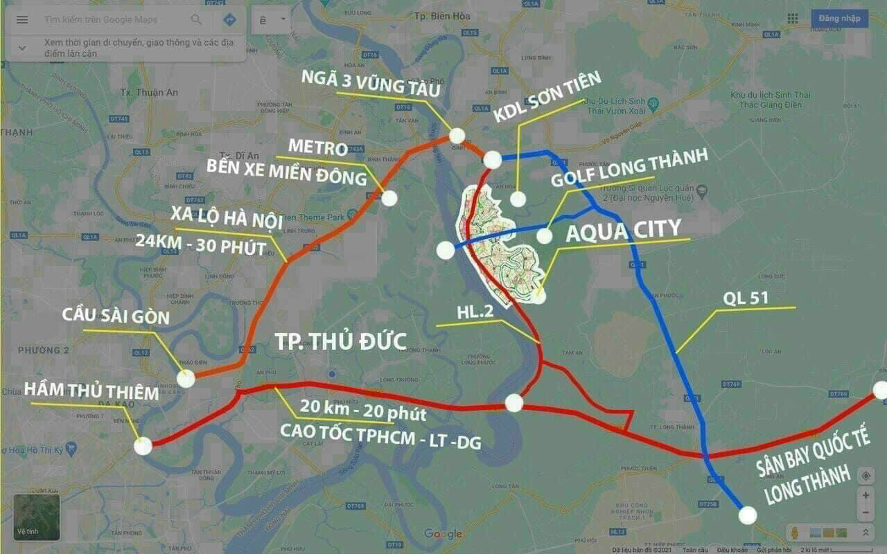 Chuyển nhượng lại đất nền dự án AQUA CITY khu RIVER PARK 2 (VALENCIA)  giá chỉ 5.3 tỷ bao gồm các 11450998