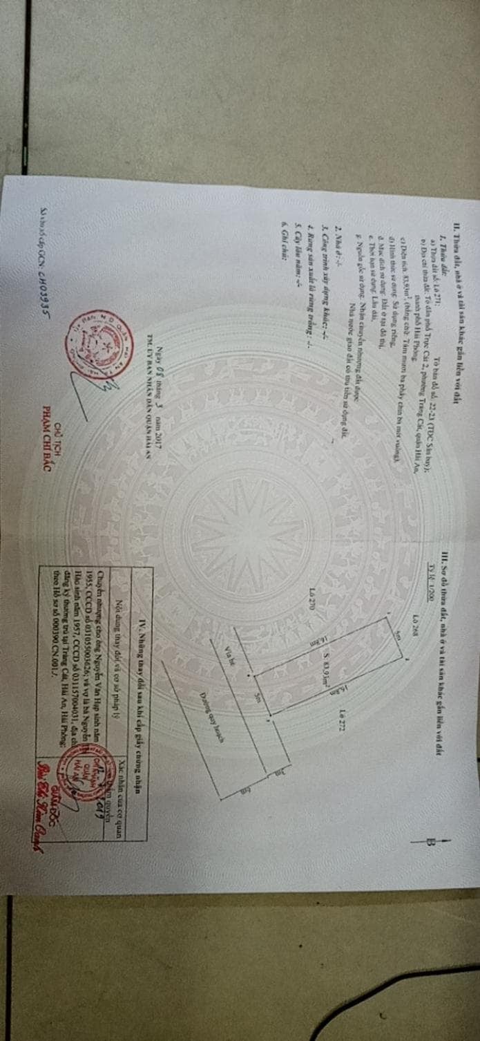 Bán Lô Đất Tái Định Cư Tràng Cát Hải An HP
 11454108