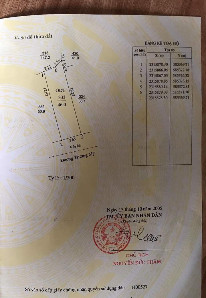 CHÍNH CHỦ BÁN NHÀ TẠI TRƯƠNG MỸ, PHẠM NGŨ LÃO, TP HẢI DƯƠNG. 11486029