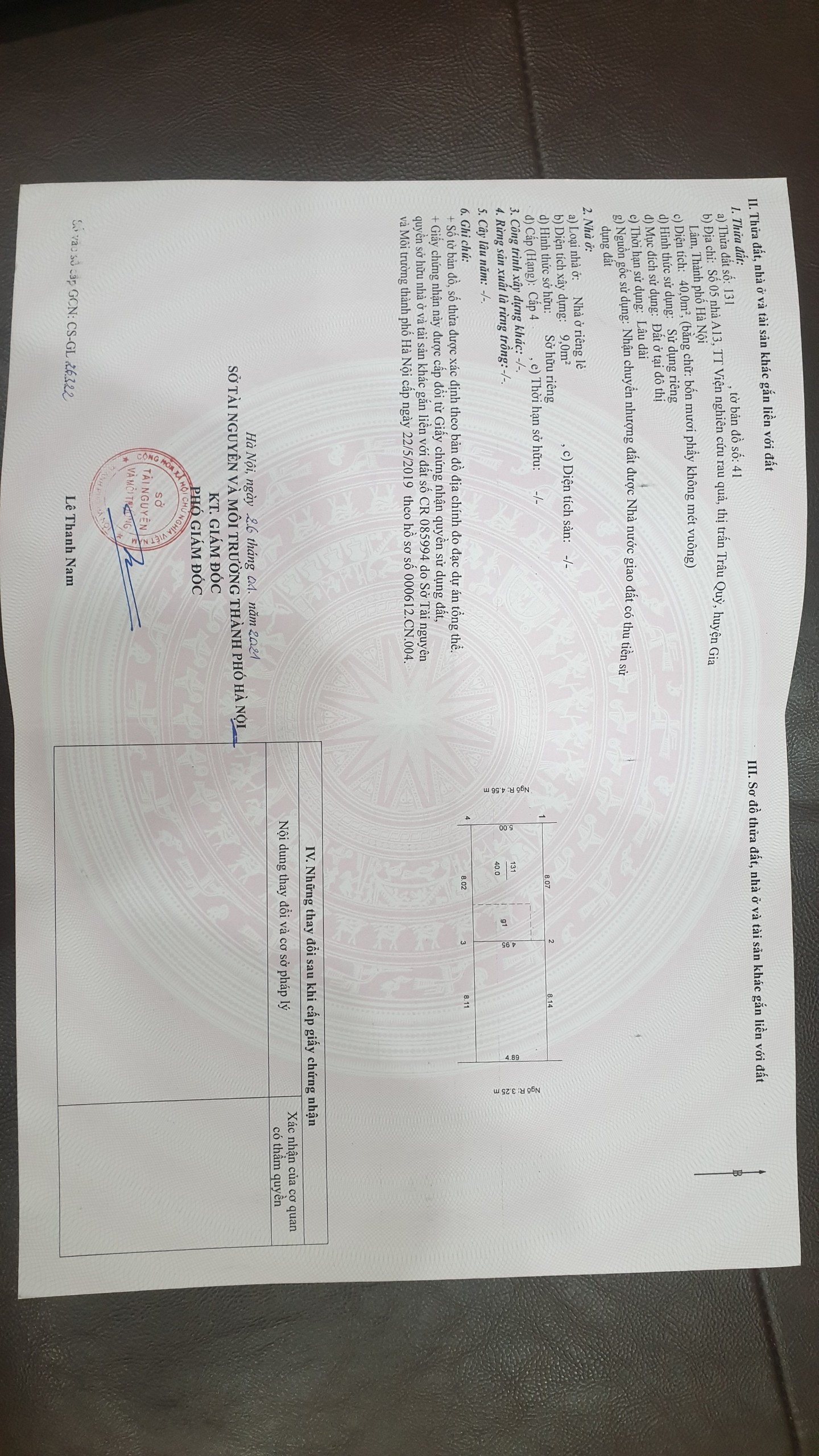 CẦN BÁN MẢNH ĐẤT CHÍNH CHỦ, TIỀM NĂNG TẠI ĐỊA CHỈ TRÂU QUỲ - GIA LÂM HÀ NỘI 11494041