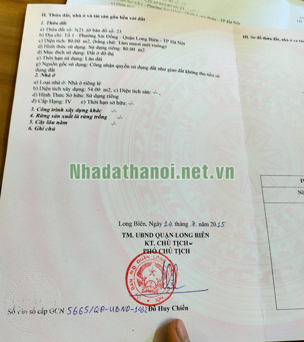 Bán đất tổ 1 Sài Đồng, ngõ 797 Nguyễn Văn Linh, Quận Long Biên 11494855