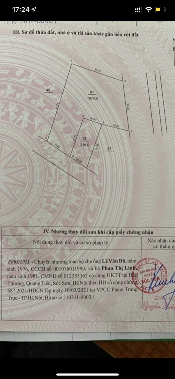 Mở bán lô đất tuyệt đẹp tại Hà Nội gần khu nghỉ dưỡng cao cấp Hồ Đồng Quan 11501349