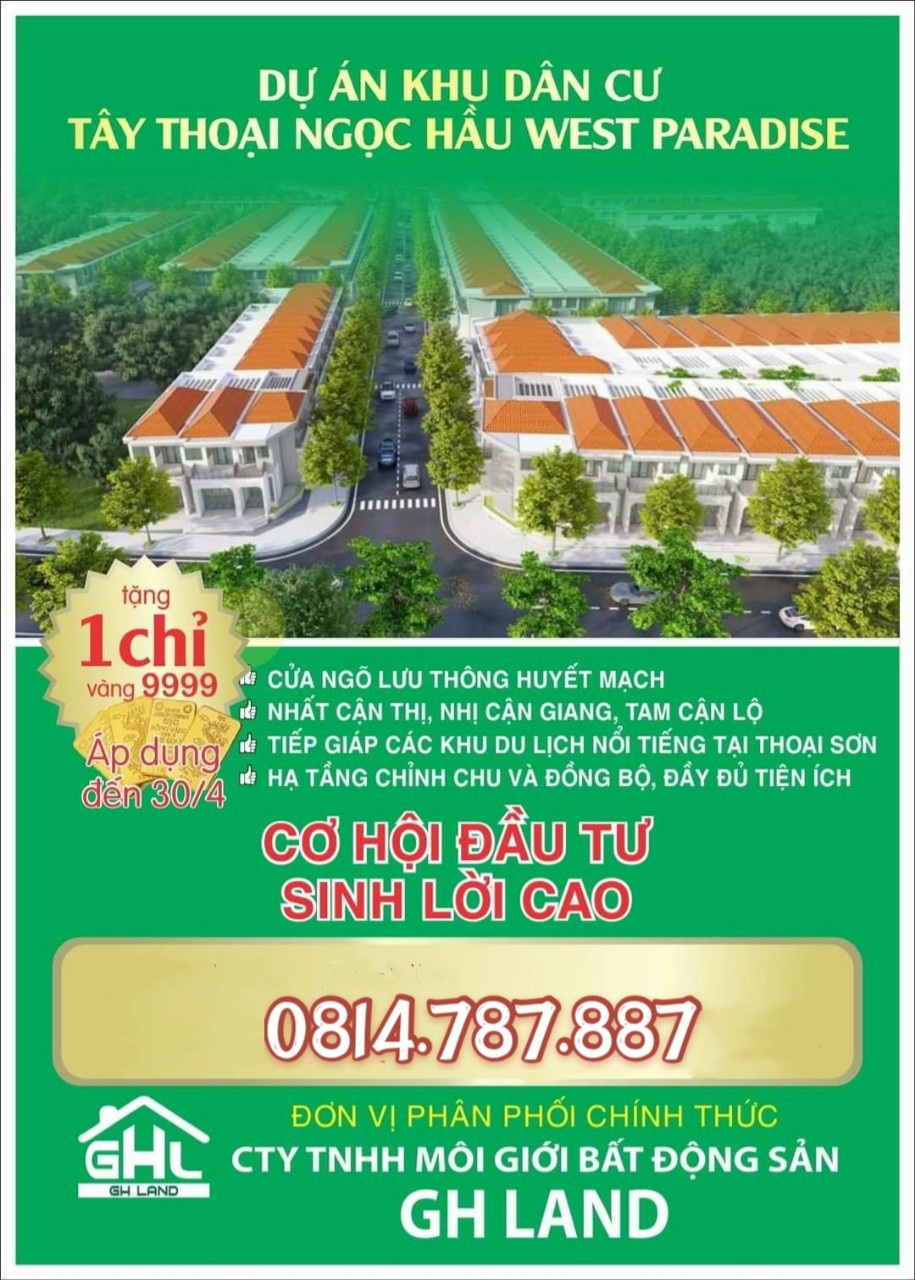 Dự án Khu dân cư Tây Thoại Ngọc Hầu - trung tâm Thoại Sơn. 11504059