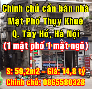 
Chính chủ bán nhà mặt phố Thụy Khuê, Quận Tây Hồ, Hà Nội 11511657