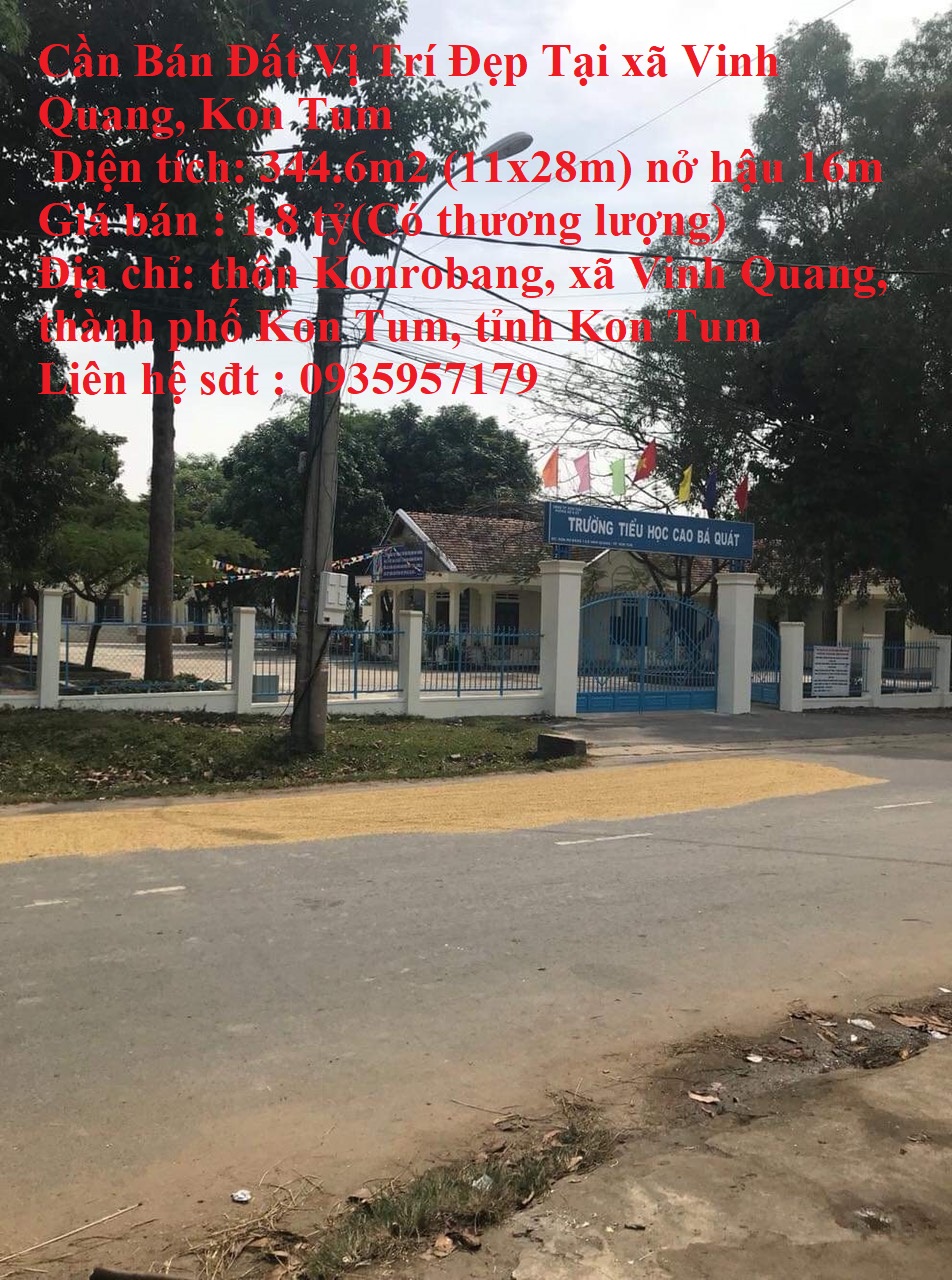Cần Bán Đất Vị Trí Đẹp Tại xã Vinh Quang, Kon Tum 11528399