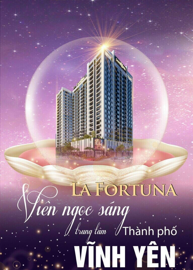 Chung cư La fortuna tầng 3-15 sân vườn siêu vip tại trung tâm thành phố Vĩnh Yên Vĩnh phúc 11533890