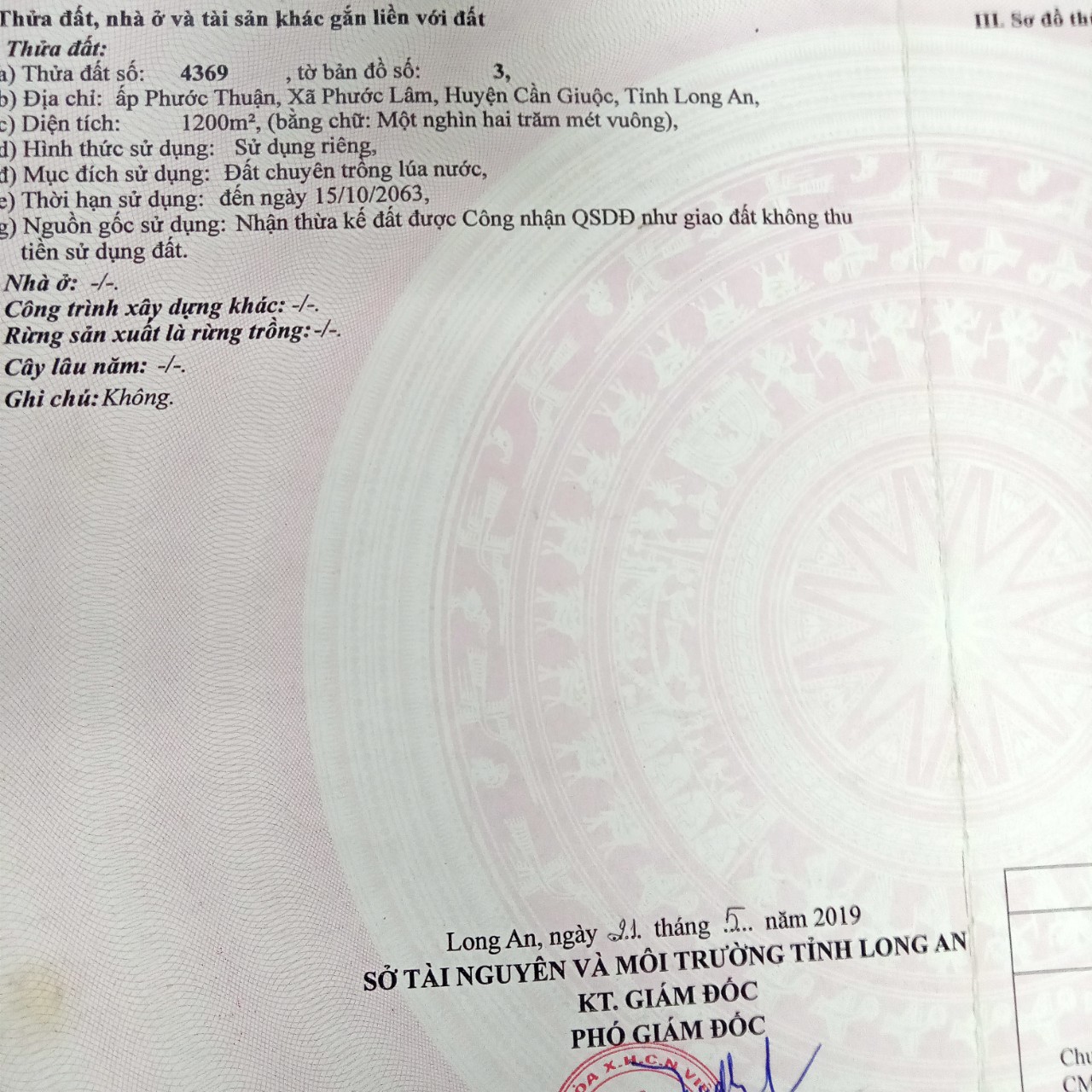 Nhanh Tay Để Sở Hữu Lô Đất Đẹp Tại Xã Phước Lâm - Huyện Cần Giuộc - Tỉnh Long An . 11543932