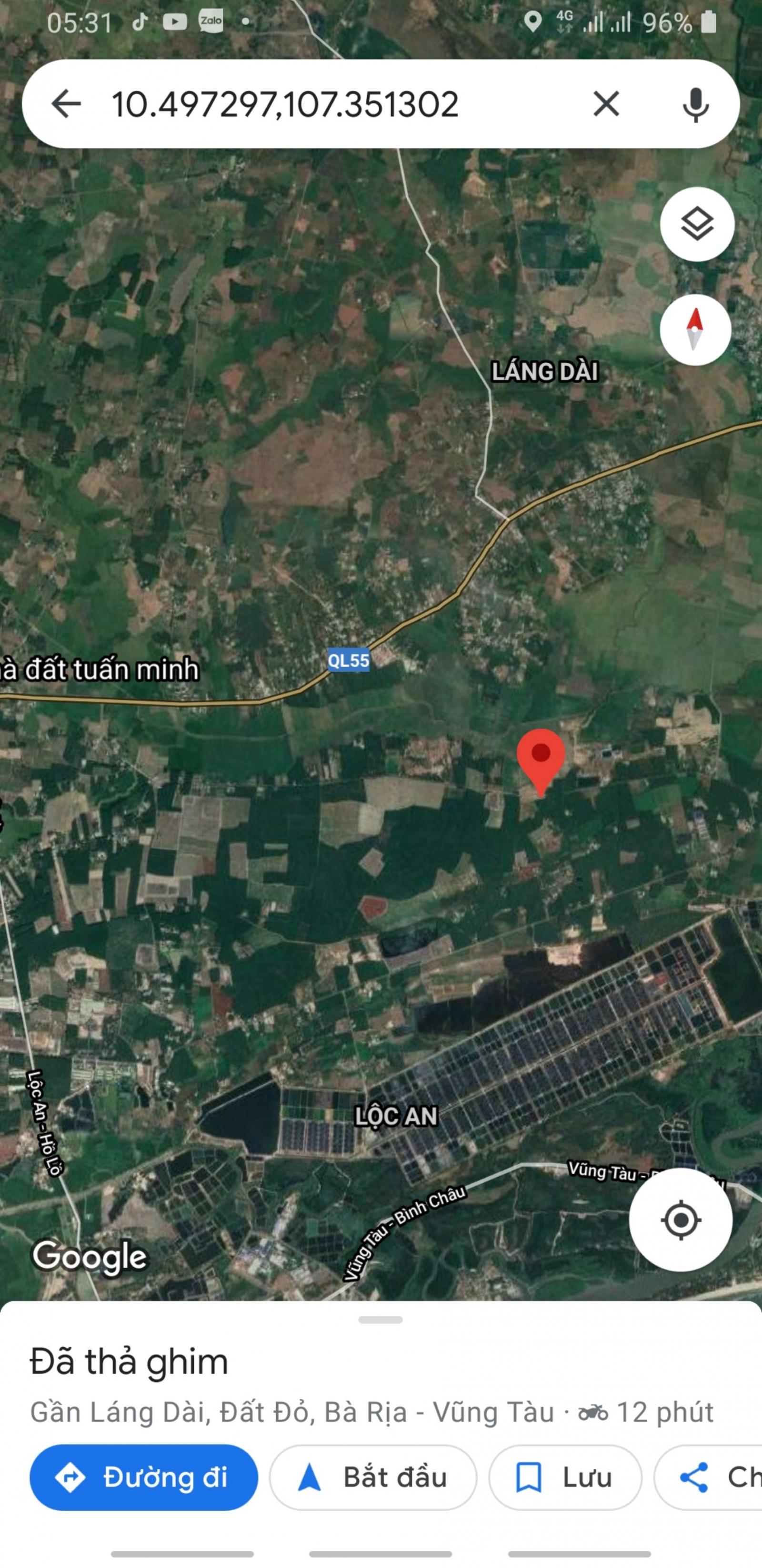 CẦN BÁN LÔ ĐẸP ĐẤT CÁCH MẶT TIỀN ĐƯỜNG NHỰA VÀO SÂN BAY 10M, XÃ LÁNG DÀI, HUYỆN ĐẤT ĐỎ, BÀ RỊA VŨNG 11551464