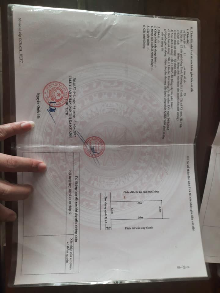 CHÍNH CHỦ BÁN 189M2 ĐẤT GIÁ ĐẦU TƯ ĐẢM BẢO RẼ NHẤT KHU VỰC XÃ KỲ TRINH - HUYỆN KỲ ANH - HÀ TĨNH 11565409