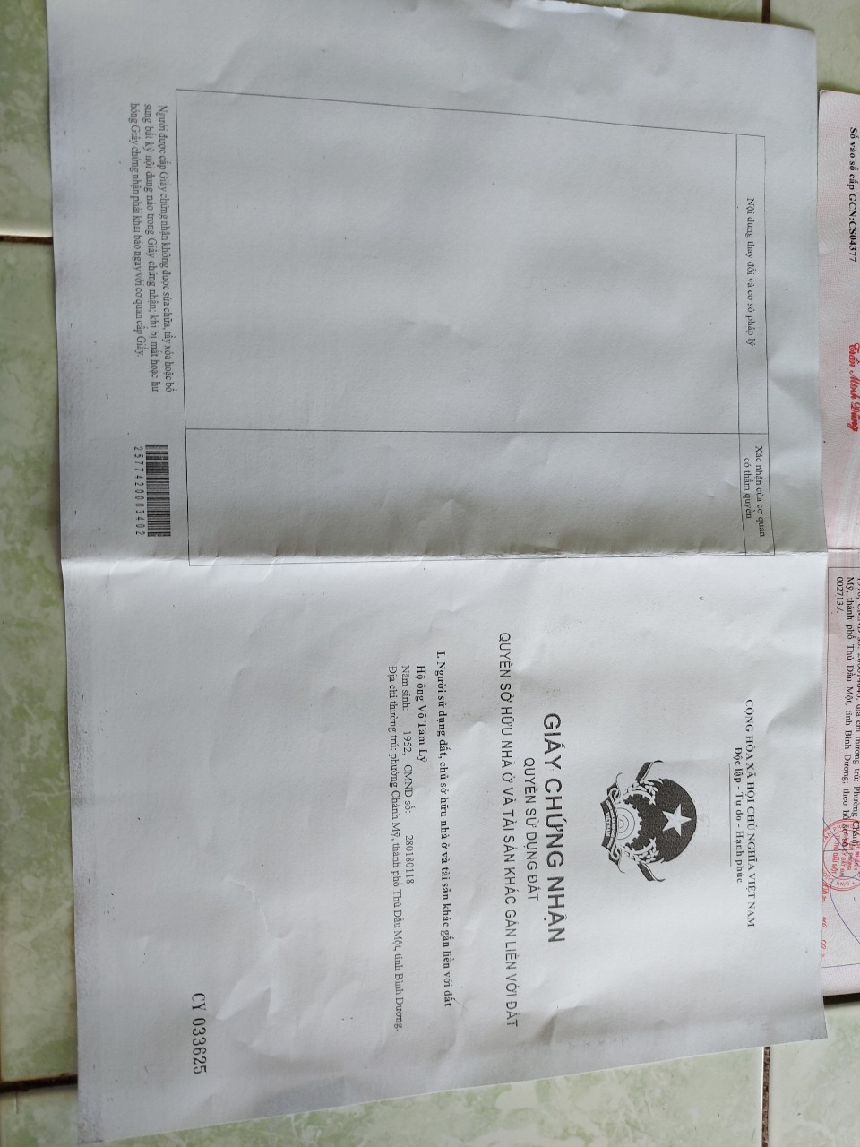 CHÍNH CHỦ BÁN GẤP GIÁ ĐẦU TƯ CẢ ĐẤT VÀ NHÀ TẠI PHƯỜNG CHÁNH MỸ. THỦ DẦU MỘT BÌNH DƯƠNG 11593466