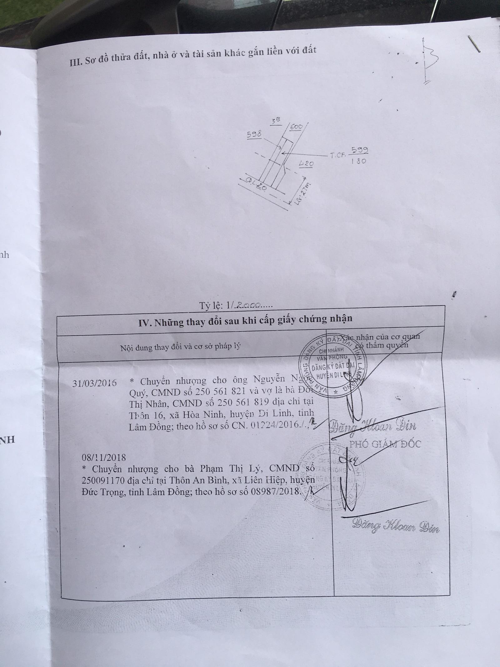 CHÍNH CHỦ CẦN BÁN LÔ ĐẤT CÓ SẴN NHÀ MẶT TIỀN QL20 – ĐINH LẠC – DI LINH. LIÊN HỆ: 0973.464.964 11603192