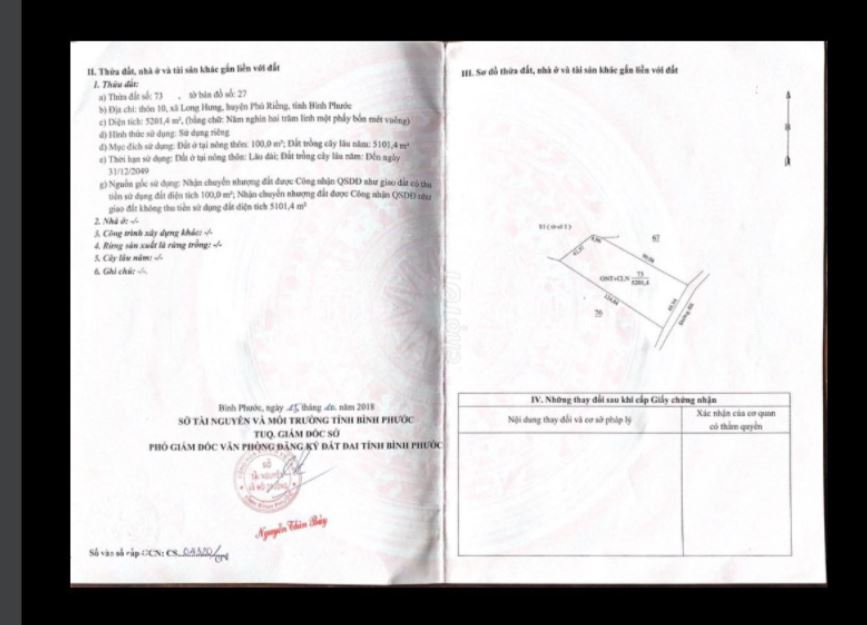 CHÍNH CHỦ BÁN ĐẤT ĐƯỜNG LONG HƯNG, HUYỆN PHÚ RIỀNG, BÌNH PHƯỚC. 11625470