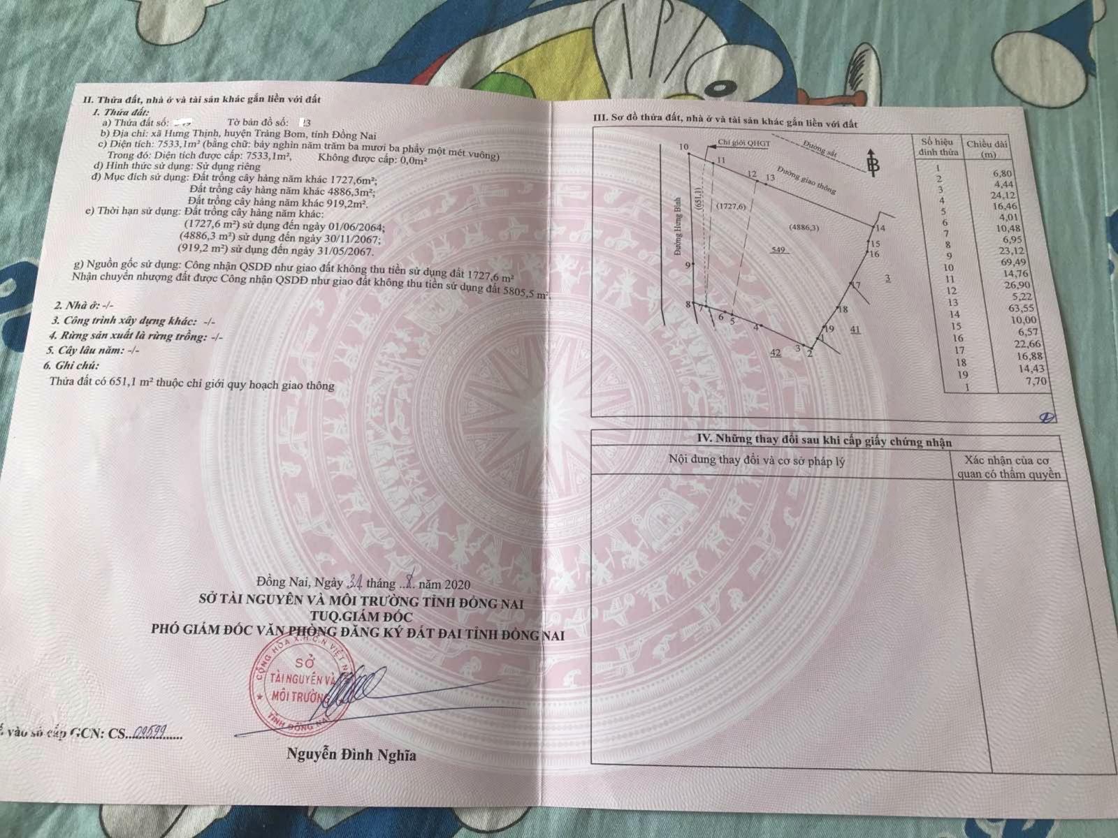 CHÍNH CHỦ CẦN BÁN ĐẤT NỀN Ở ĐỒNG NAI 11626344