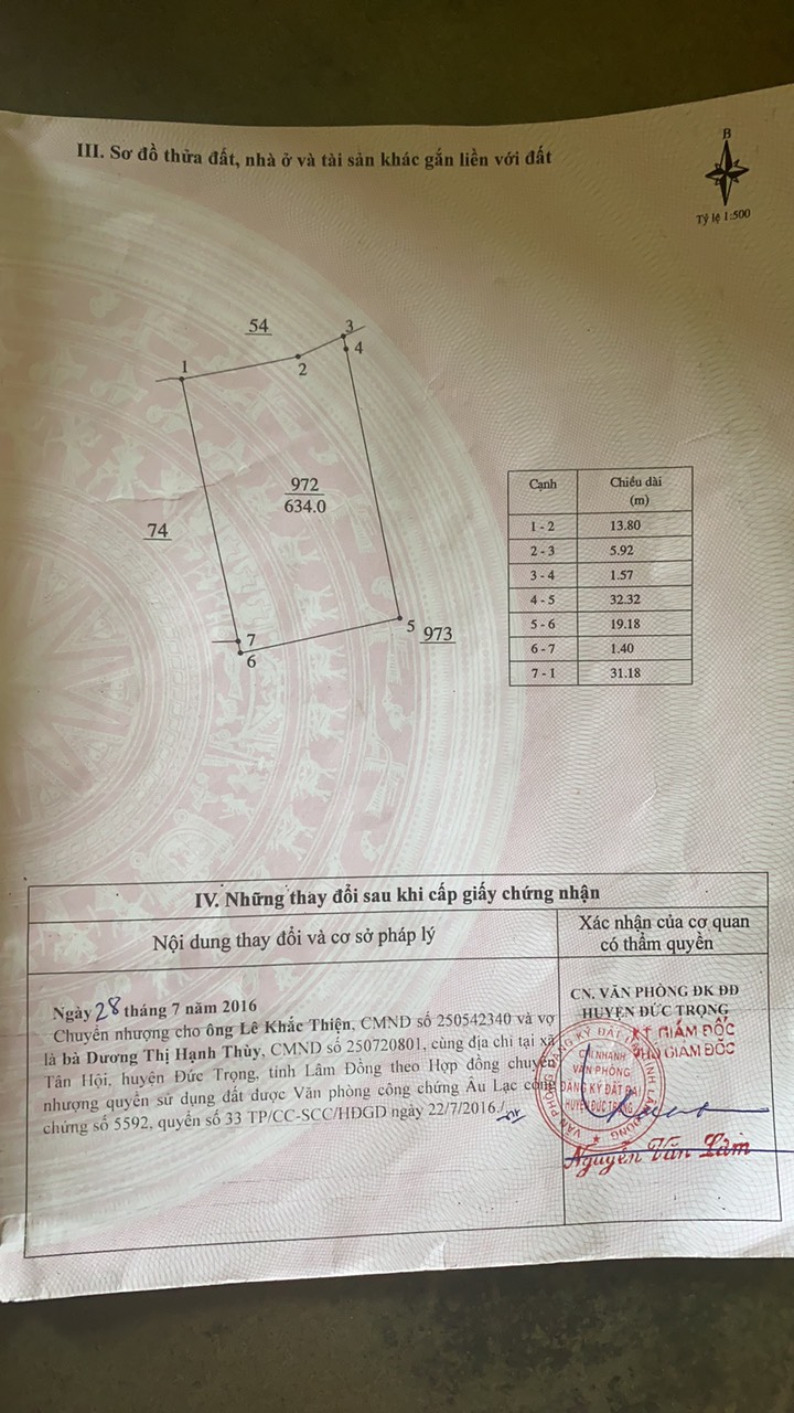 B14. CẦN BÁN LÔ ĐẤT 2000M2 TẠI TÂN HỘI, ĐỨC TRỌNG, TỈNH LÂM ĐỒNG. 11647376
