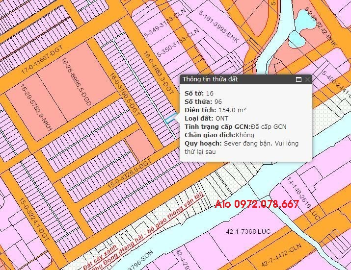 Bán Đất Nền Tái Định Cư Phước Khánh Nhơn Trạch Giá Tốt Số Tờ Số Thửa 16/96 11652105