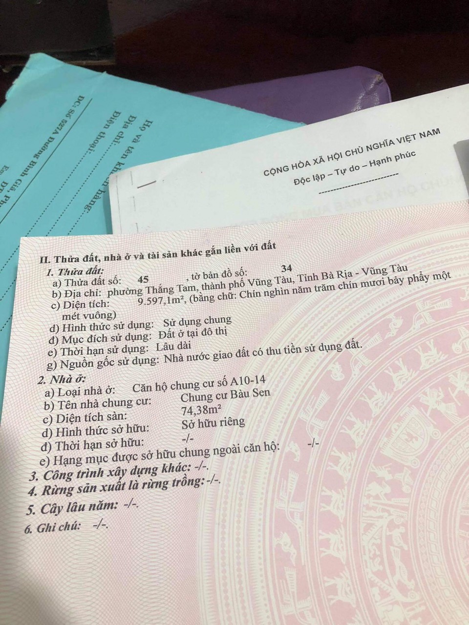 CẦN BÁN CĂN HỘ CHUNG CƯ A10 -14 PHƯỜNG THẮNG TAM – THÀNH PHỐ VŨNG TÀU – TỈNH BÀ RỊA VŨNG TÀU 11662942