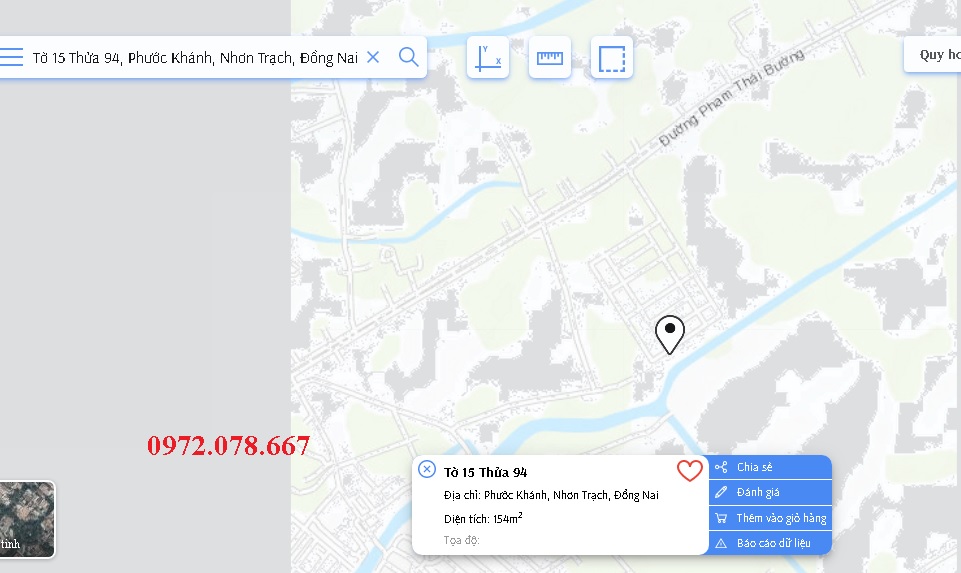 Cần Bán Đất Nền Tái Định Cư Phước Khánh Nhơn Trạch Tờ 15 Thửa 94 ( PK 15/94 ) 11672015