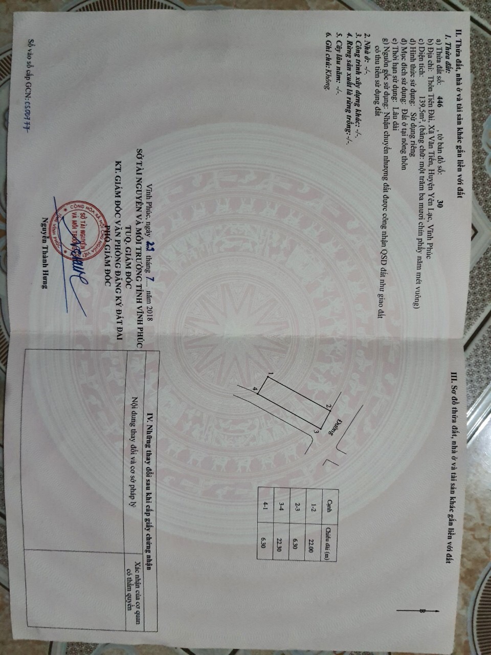 CHÍNH CHỦ BÁN NHÀ TẠI THÔN TIÊN ĐÀI, XÃ VĂN TIẾN, HUYỆN YÊN LẠC, TỈNH VĨNH PHÚC. LH: 0981999442. 11688792