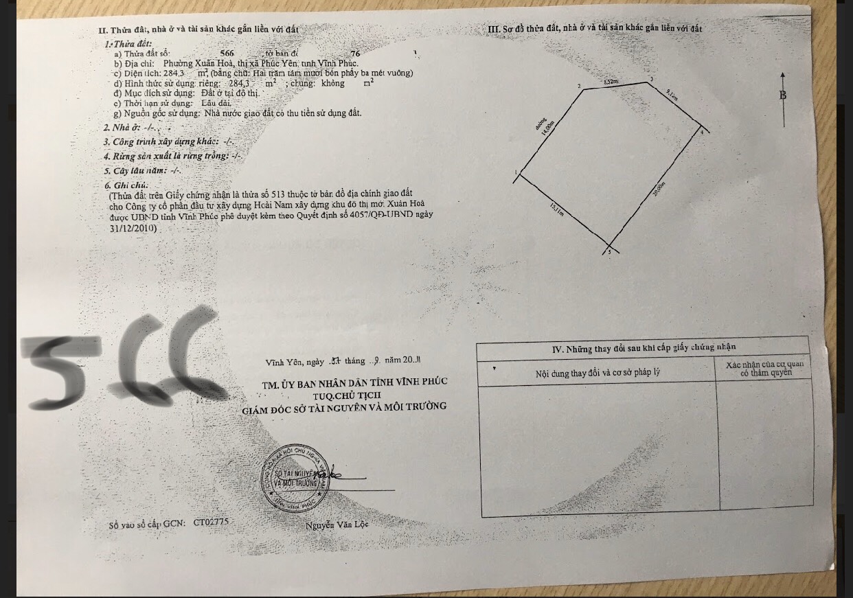 Đất nền có sổ đỏ giá rẻ tại dự án Nam Xuân Hòa, gần dự án TMS Phúc Yên 11689694