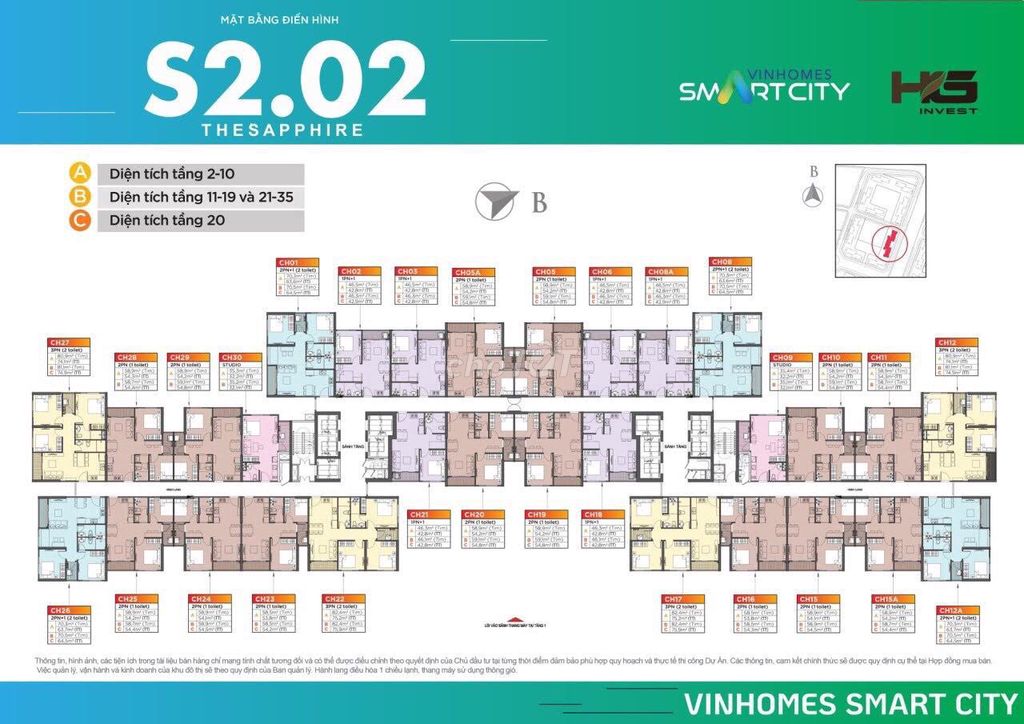 Chính chủ cần bán CHCC S2.02 Vinhomes smart city, Đại lộ Thăng Long, Phường Tây Mỗ, Quận Nam Từ 11713078