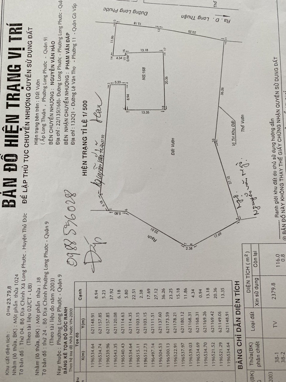 NHANH TAY SỞ HỮU LÔ ĐẤT MẶT TIỀN ĐƯỜNG LONG PHƯỚC Q9- TP.HCM VỚI GIÁ CHỈ 15.7TR/M2 . 11718260