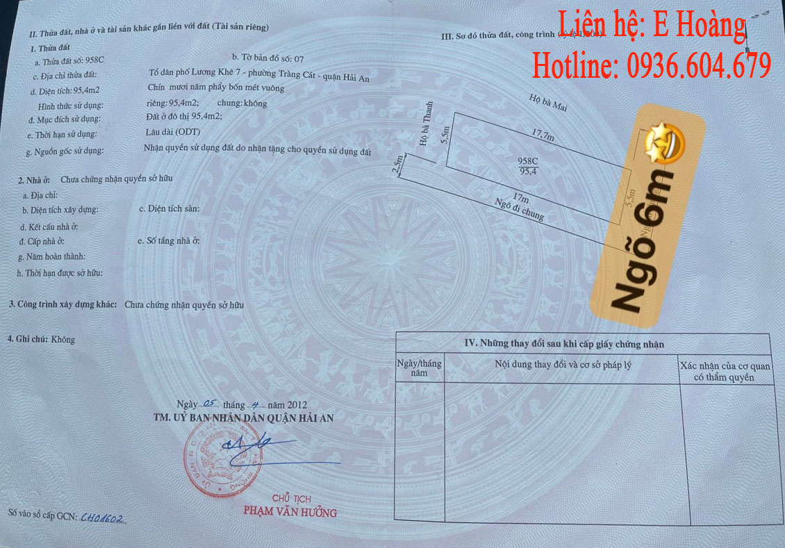 Bán đất tặng nhà cấp 4 mặt ngõ 216 Cát Linh, Tràng Cát, Hải An, Hải Phòng 11747718