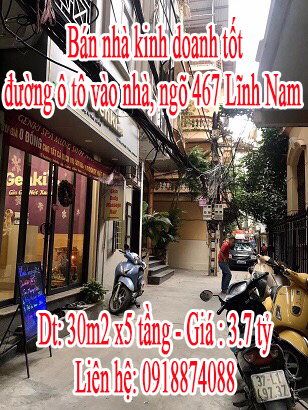 Bán nhà Kinh doanh tốt ngõ 467 Lĩnh Nam, Hoàng Mai, Hà Nội 11776353