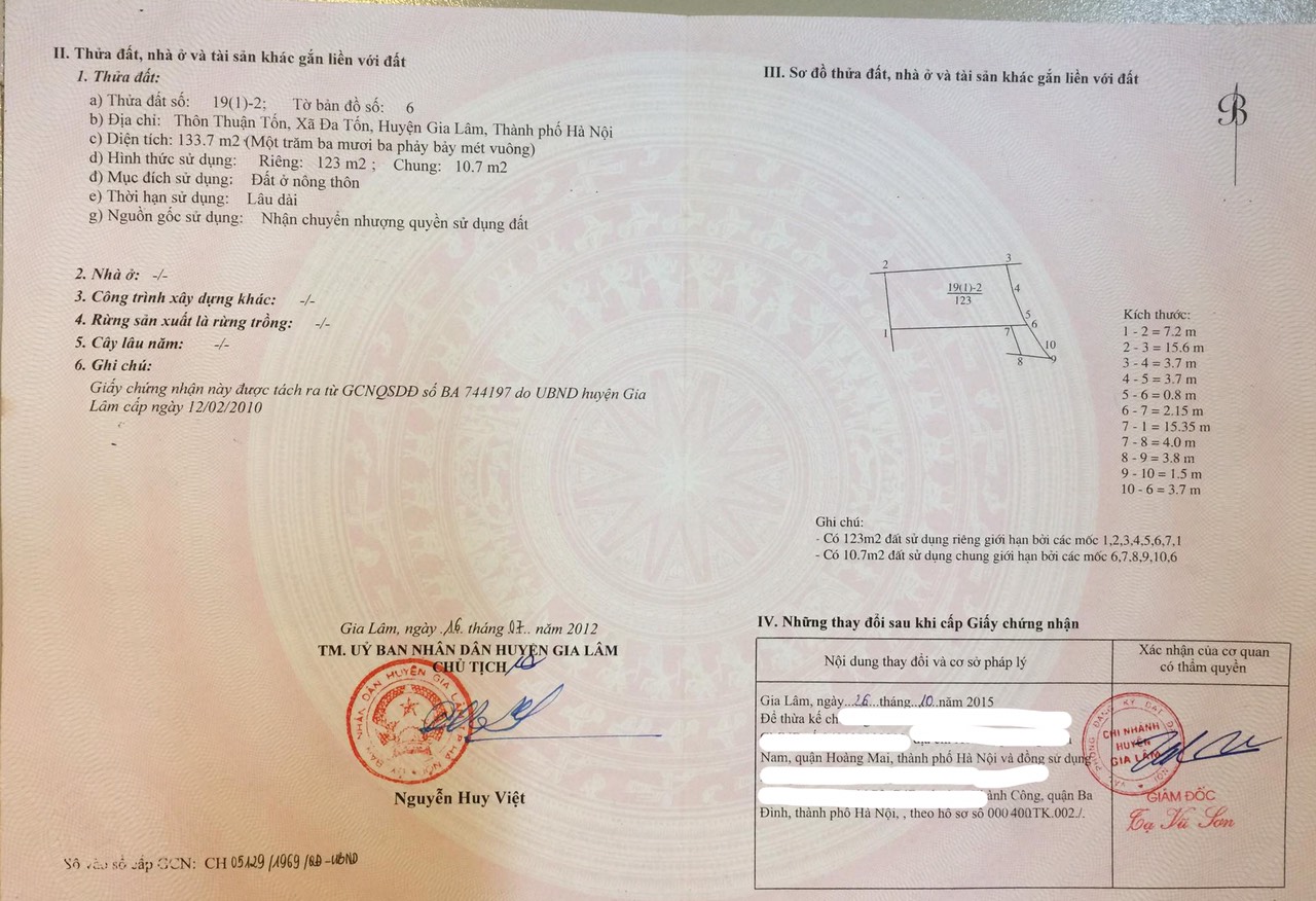 CHÍNH CHỦ CẦN BÁN ĐẤT THỔ CƯ TẠI ĐA TỐN 11781361