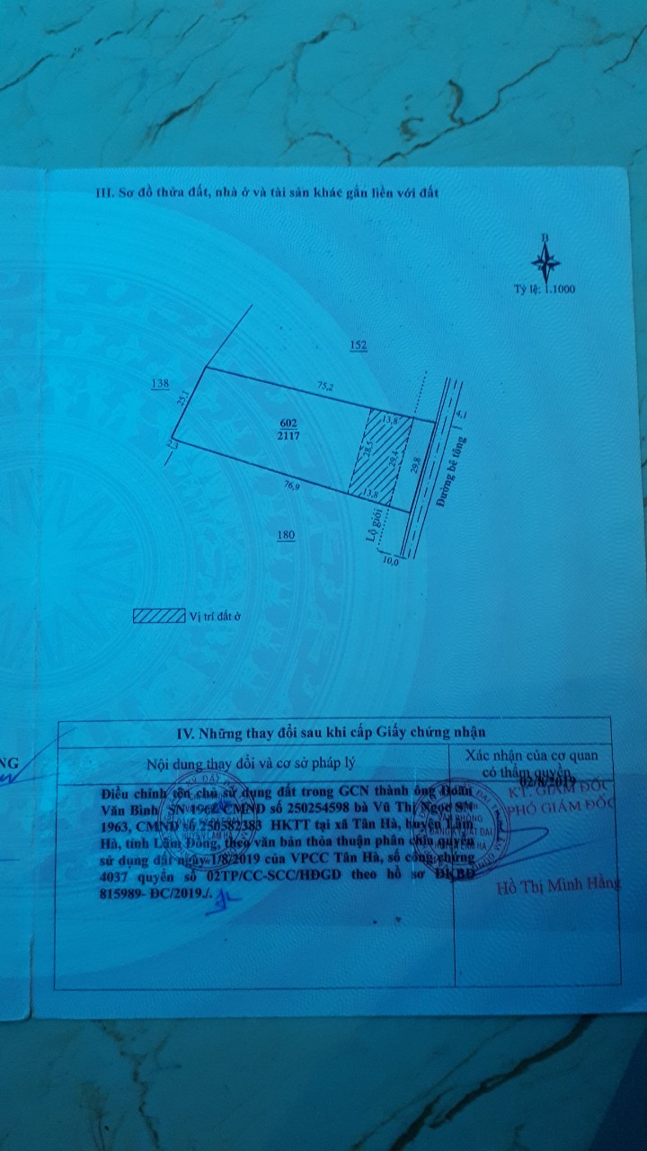 CẦN BÁN LÔ ĐẤT XÃ TÂN HÀ – HUYỆN LÂM HÀ – TỈNH LÂM ĐỒNG. LIÊN HỆ: 0943089777 11798207