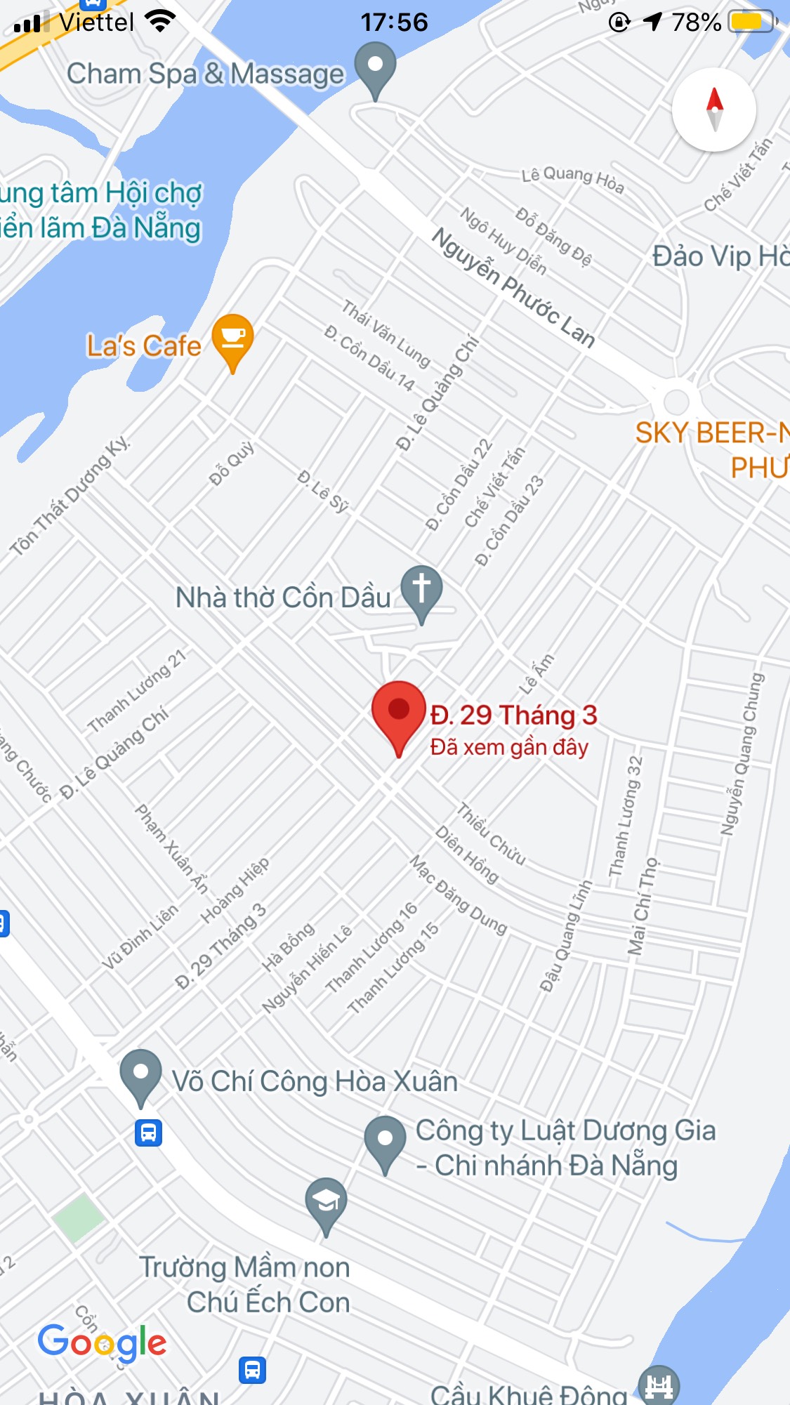 Bán đất đường Đường 29/3, Phường Hòa Xuân, Quận Cẩm Lệ. DT: 210m2 giá 9 tỷ 11969506
