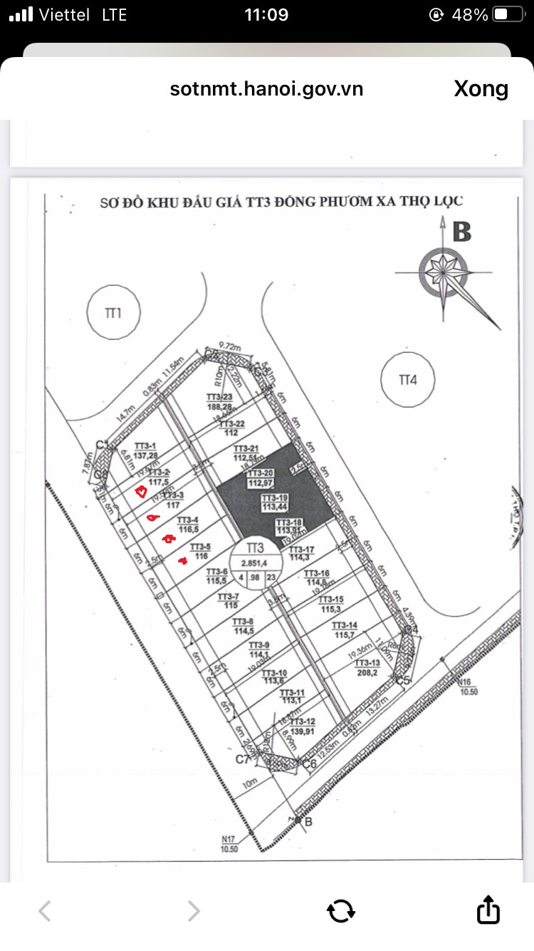 CHÍNH CHỦ BÁN 4 LÔ ĐẤT KHU ĐẤU GIÁ ĐỒNG PHƯƠM, THỌ LỘC, PHÚC THỌ, HÀ NỘI. 11814389