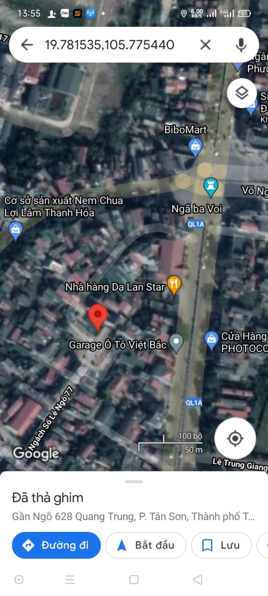 Cần bán lô đất MB Quang Trung Phường Đông Vệ, gần ngã tư Voi, khách sạn Mường Thanh 66.2m2 11814788