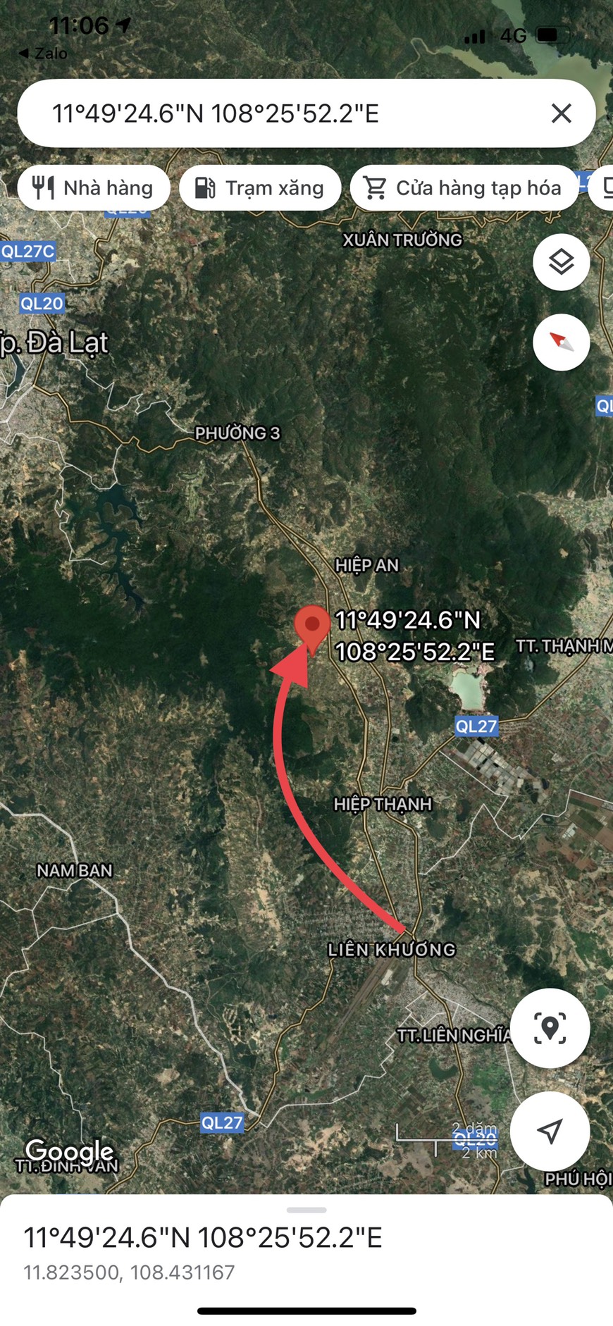 B22. CẦN BÁN LÔ ĐẤT XÃ HIỆP AN, HUYỆN ĐỨC TRỌNG, TỈNH LÂM ĐỒNG 11848583