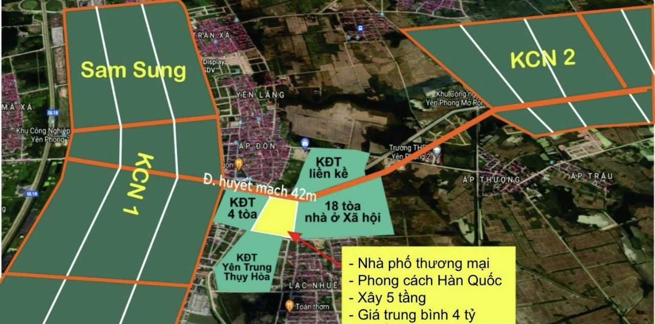 RA MẮT SIÊU PHẨM CÓ 1-0-2 CỦA DỰ ÁN KHU NHÀ PHỐ THƯƠNG MẠI KOREA TOWN YÊN PHONG GIÁ CHỈ TỪ 4 TỶ 11866768