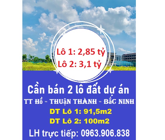 Bán đất dự án tại thị trấn Hồ, Thuận Thành, Bắc Ninh, 0963906838
 11887897