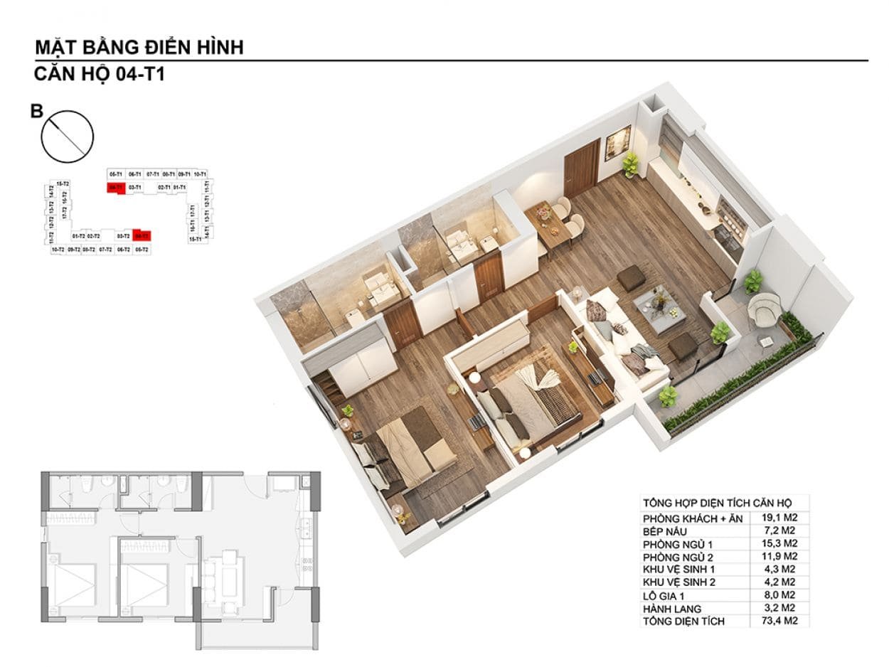 Chung cư Hanhomes Blue Star Trâu Quỳ, Gia Lâm. 70m2, 2 ngủ, 2 vệ sinh. Lh 0989894845. 11922517
