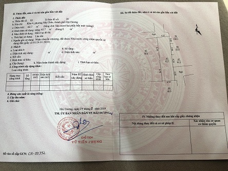 Cần bán mảnh đất tại ngõ Phố Lý Quốc Bảo- Nhị Châu TP Hải Dương. 12264437