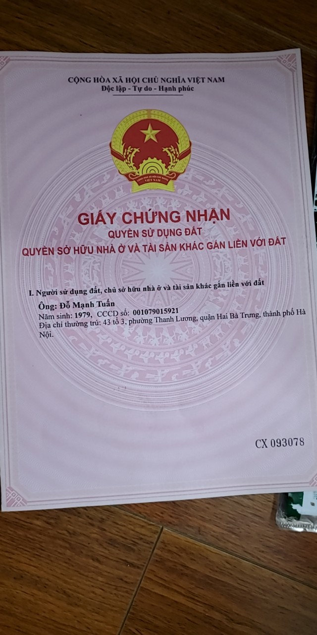 Chính chủ cần bán nhà cấp 4 tại ngõ 37 Mạc Thị Bưởi, Hai Bà Trưng, Hà Nội. 12267780