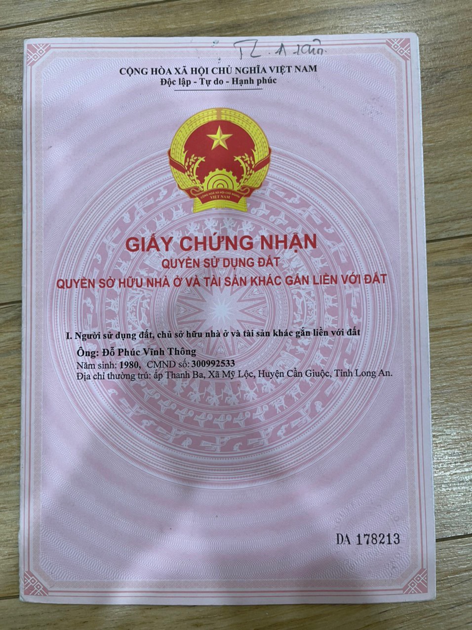 Chính Chủ Cần Bán Lô Đất Khu Phố Hòa Thuận 2 , Thị Trấn Cần Giuộc , Huyện Cần Giuộc , Tỉnh Long An 12270629