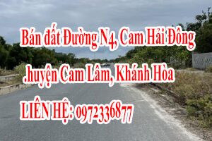 BÁN ĐẤT Đường N4, Cam Hải Đông, huyện Cam Lâm, Khánh Hòa. 12297420