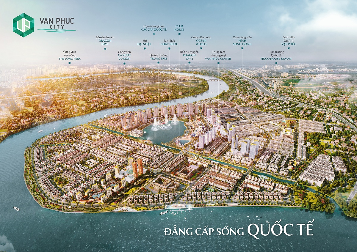 Kiệt tác kiến trúc Biệt Thự ven sông Sài Gòn, Vạn Phúc City 12309133