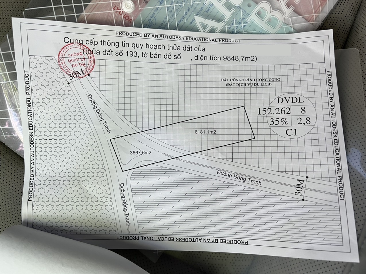 49 tỷ diện tích 9848.7m2 mặt tiền đường đồng tranh Phú Quốc Kiêng giang chính chủ 12335821