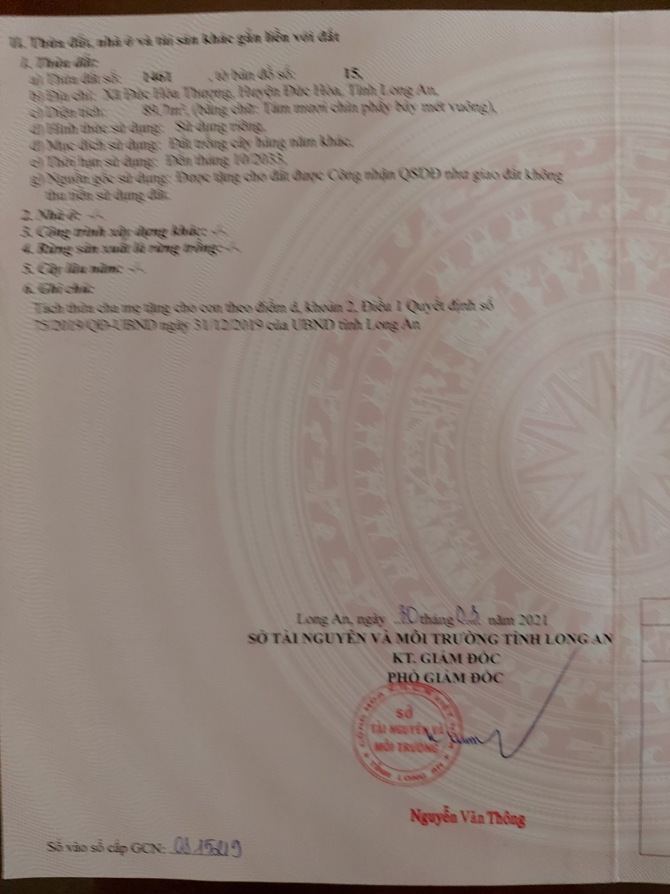 780 triệu đức hòa thượng long an 90m2 thổ cư đường đá xanh 3m có 2 lô liền kề giá đầu tư 12335929