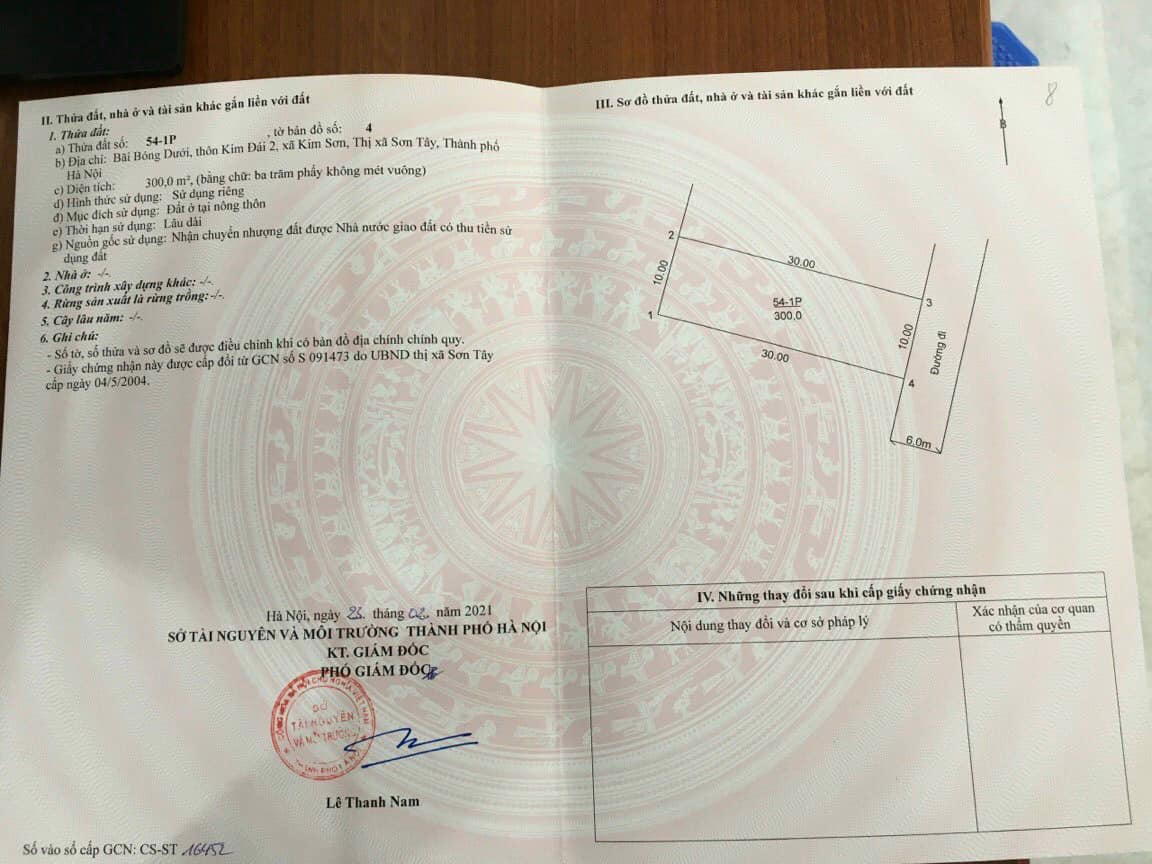 Bán đất tại thôn Kim Đái 2- Kim Sơn- Sơn Tây 12367423