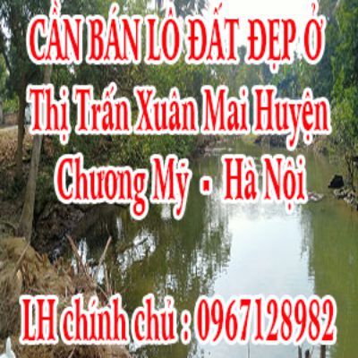 CẦN BÁN LÔ ĐẤT ĐẸP Ở THỊ TRẤN XUÂN MAI 12375347